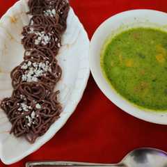 Ragi iddyappam with veg. Stew-レシピのメイン写真