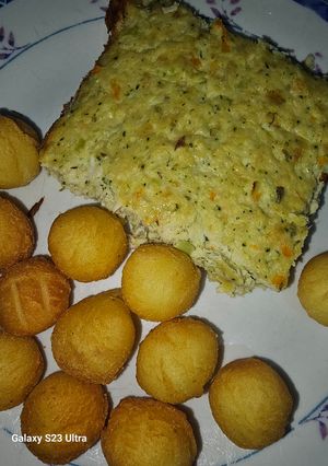 Una foto de Budín de pollo