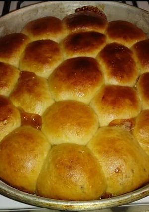 Una foto de Torta en bollos con dulce