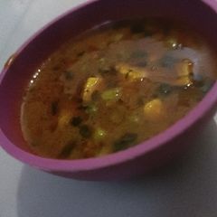 A picture of Matar paneer.
