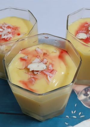 A picture of Mango lassi.
