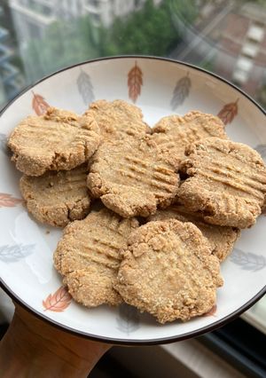 Foto resep Kue Kacang Tepung Almond (Peanut Butter Cookies)