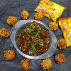 A picture of Maggi Manchurian.