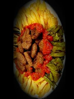 عکسی از دستور سیب زمینی سرخ شده