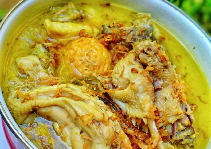 Opor Ayam Tahu Telur