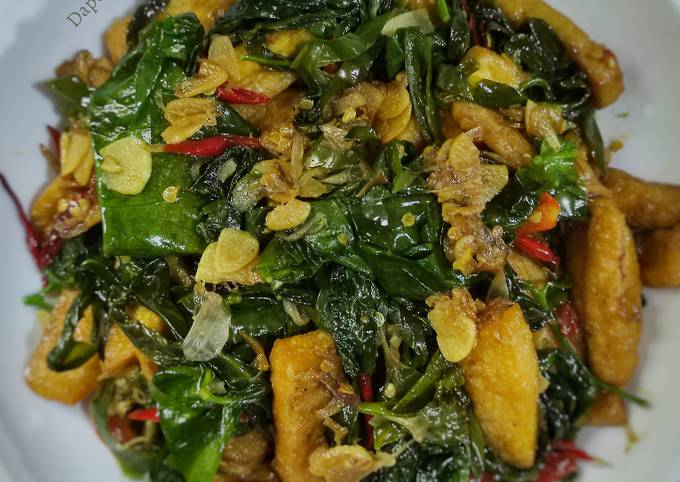Resep Oseng Daun Melinjo Tahu oleh indah lestari - Cookpad
