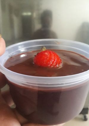 Foto resep Puding coklat vla coklat