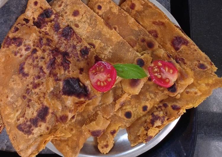 Easiest Way to Make Speedy Namkeen Dal ki Roti (tikhat mithachi Poli)