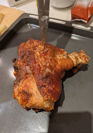 Una foto de Paletilla de Cerdo Asada