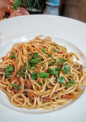 صورة لوصفة معكرونة بالسجق الاسكندراني 🍜