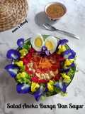 Salad aneka bunga dan sayur