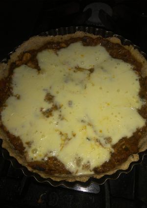 Una foto de Tarta de pollo integral apta para diabéticos