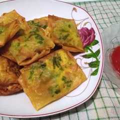 A picture of Martabak sosis telor.