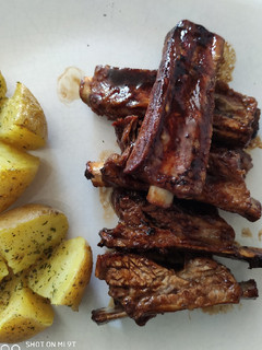 Una foto de Costillas de cerdo al horno