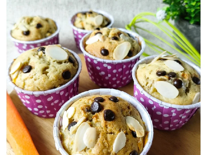 Cara Gampang Membikin Resep  Muffin Pisang &amp;amp; Kulit Wortel (461) yang Bisa Manjain Lidah, Enak Banget