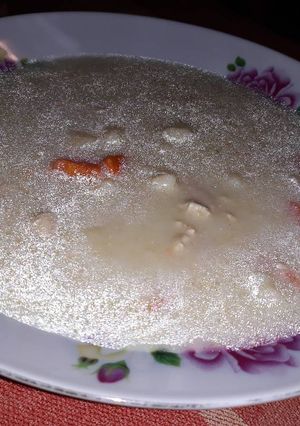 Tejszínes csirkeraguleves recept fotója