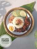 Nasi Lemak Pandan Sambal Sotong