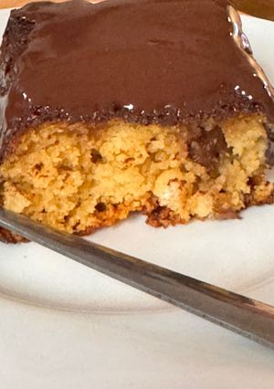 Una foto de BUDÍN de NUECES y CHOCOLATE sin gluten, muy fácil y rápido
