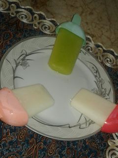 عکسی از دستور بستنی یخی خونگی