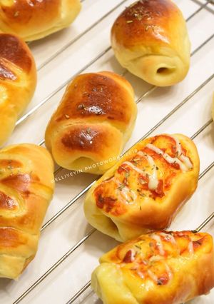 Foto resep Roti Unyil isi sosis
