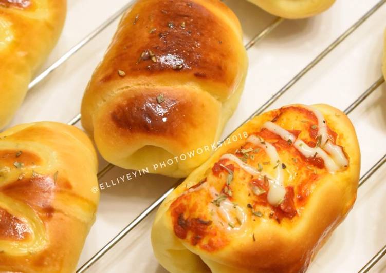 Resep Roti Unyil isi sosis yang pingin nambah