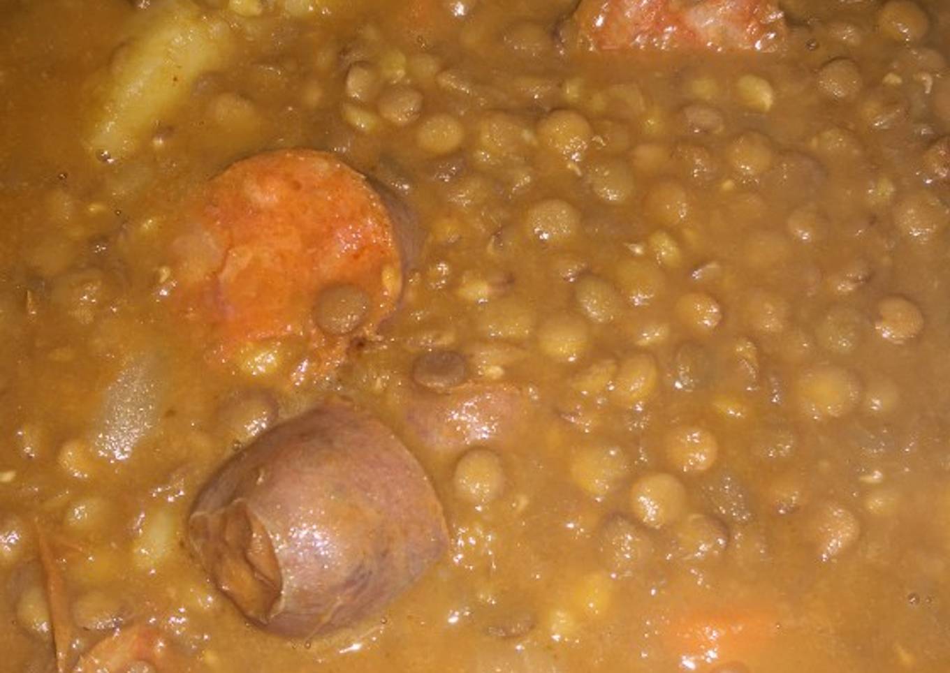 Lentejas con chorizo ibérico 🍲