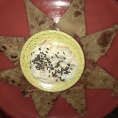 A picture of Onion tomato paratha.