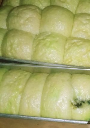 Foto resep Roti Kukus Pandan Isi Coklat