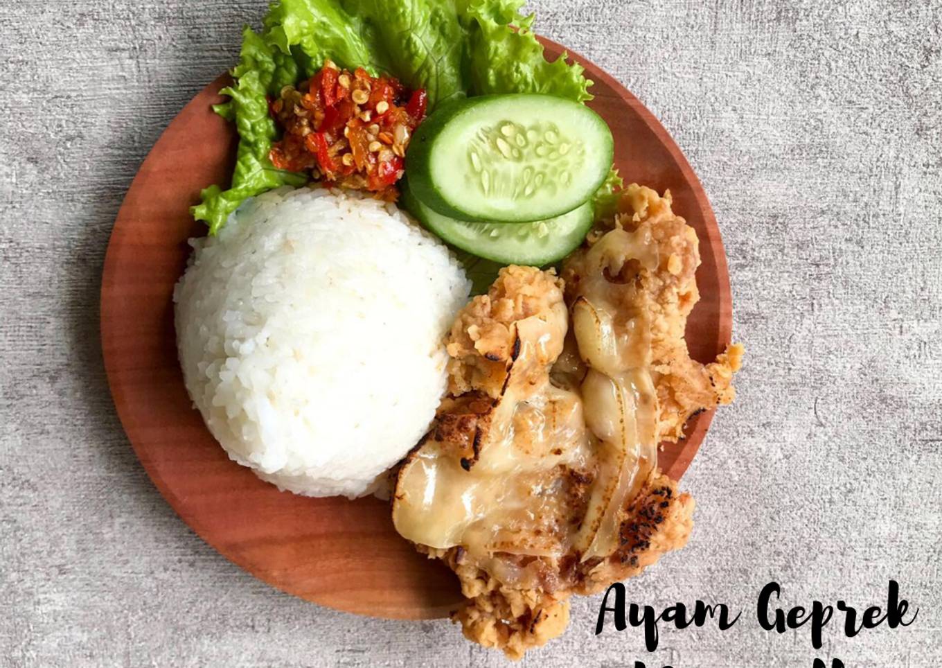 Ayam Geprek Mozarella