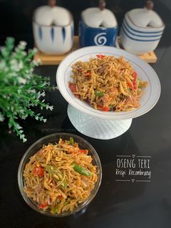 Foto resep Oseng Teri Krispi Kecombrang