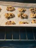 Bolitas de plátano con avena y chispas de chocolate