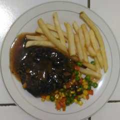 รูปของ Burger steak / patty steak