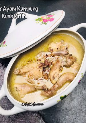 Foto resep Opor Ayam Kampung Kuah Putih