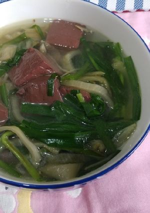 豬血湯(簡單版) 的食譜成品照片
