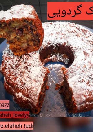 عکسی از دستور کیک گردویی