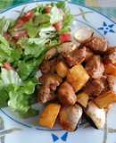Carne de porco à alentejana