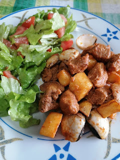 Foto de Carne de porco à alentejana