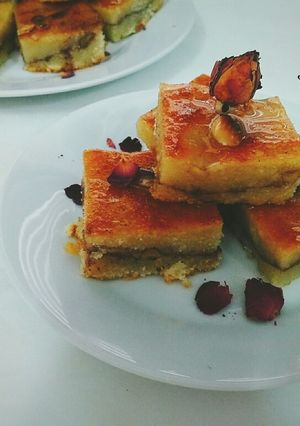 صورة لوصفة هريسة محشية قرفة وجوز 🌸