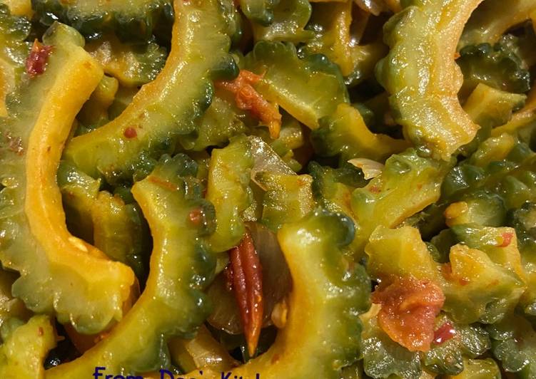 Step-by-Step Guide to Prepare Award-winning Stir fry bitter gourd (Paria)