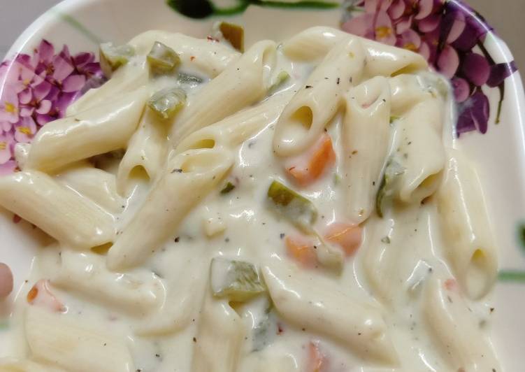 Easiest Way to Prepare Ultimate White Sauce Pasta