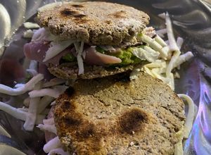 Una foto de Pancitos/Arepas de avena saludable