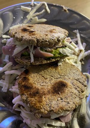 Una foto de Pancitos/Arepas de avena saludable