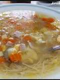 Sopa de picadillo de "Paula"