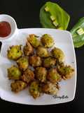 Corn-Spinach Pakoras