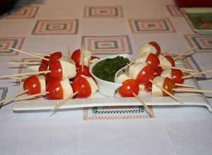 Una foto de Tomaticos caprese (Mery)