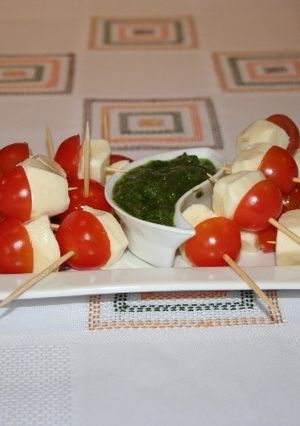 Una foto de Tomaticos caprese (Mery)