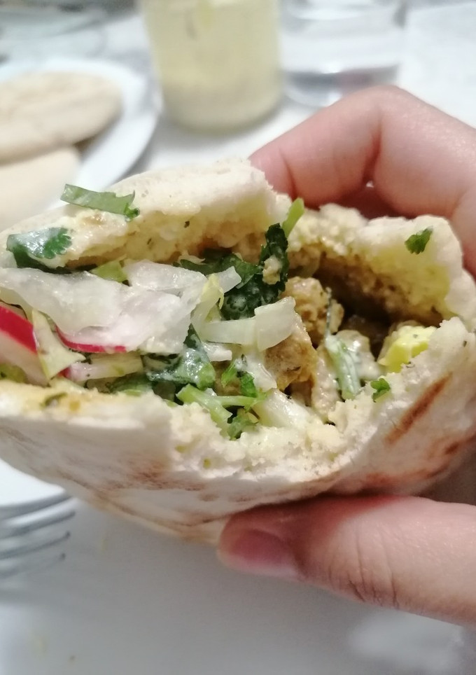 Una foto de 350. Shawarma vegano