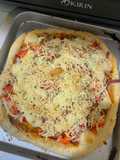 Pizza sosis smoked beef homemade