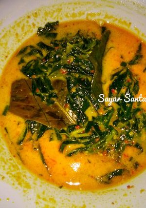 Foto resep Sayur Santan Daun Singkong