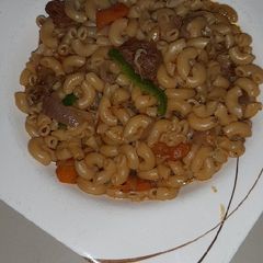 A picture of Authentic vegetable macaroni.